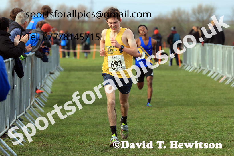 Mens Under-17s 2026 Northern Cross Country Champs., Pontefract Racecourse, Pontefract. Photo: David T. Hewitson/Sports for All Pics